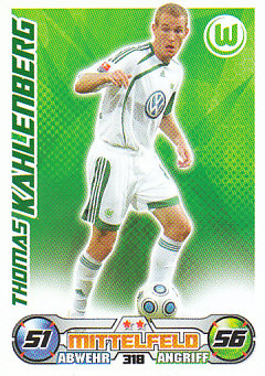 Thomas Kahlenberg VfL Wolfsburg 2009/10 Topps MA Bundesliga #318